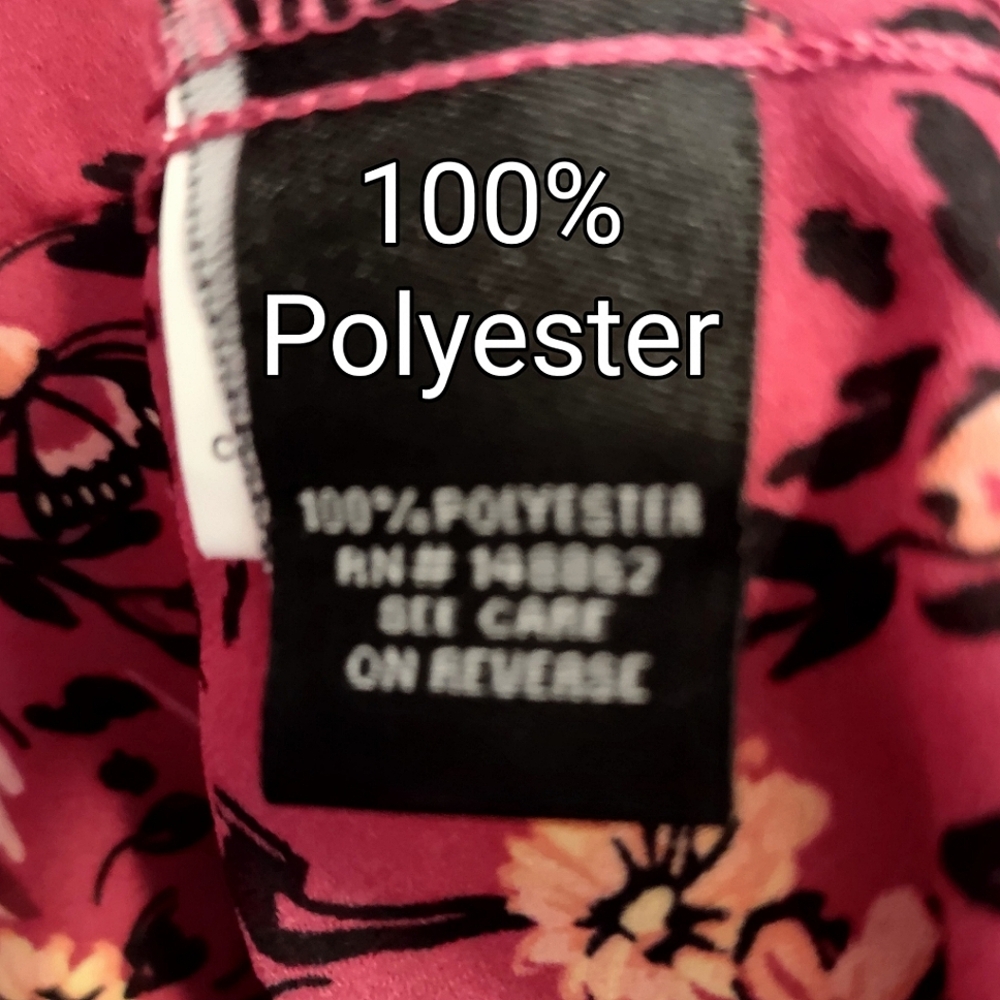 Torrid Raspberry Pink Floral Flowy Blouse + Gift - Picture 11 of 16